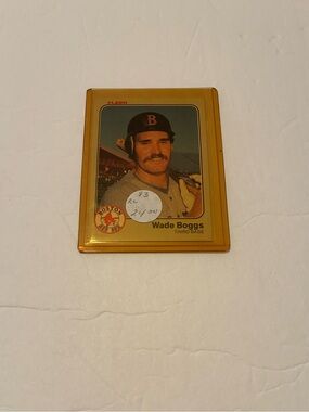 Wade Boggs #179 1983 Fleer Rookie Baseball Card